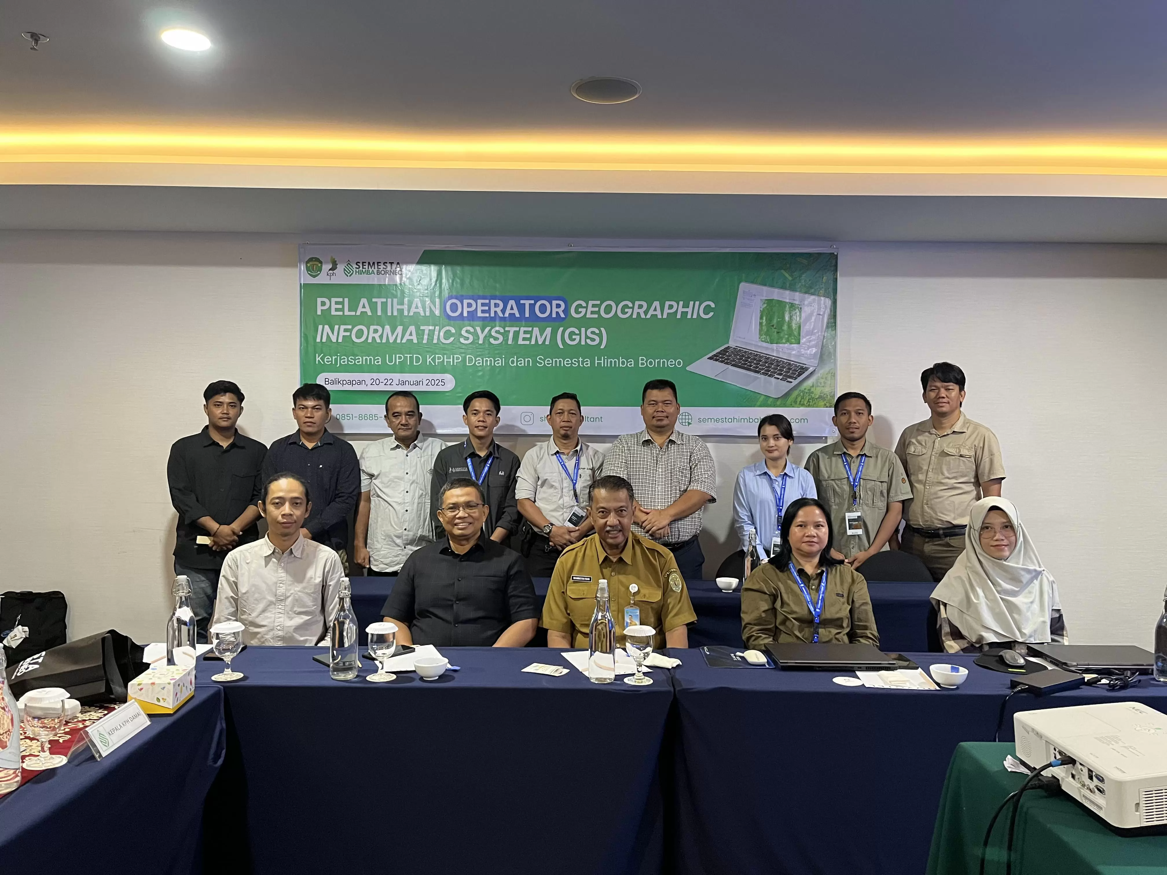 Pelatihan Operator Geographic Information System (GIS) Kerja Sama PT. Semesta Himba Borneo dan Dinas Kehutanan Provinsi Kalimantan Timur UPTD KPHP Damai