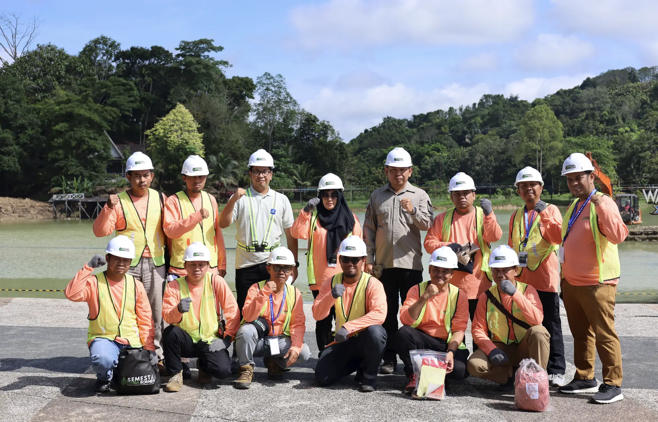 Bimbingan Teknis dan Uji Kompetensi GANISPH Pemanfaatan Jasa Lingkungan Karbon kerjasama dengan Dinas Kehutanan Provinsi Kalimatan Timur UPTD KPHP Sub DAS Belayan dan UPTD KPHP Meratus