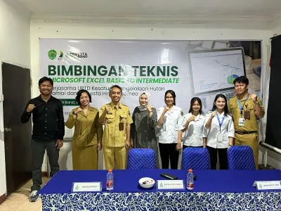 Bimbingan Teknis MICROSOFT EXCEL : BASIC TO INTERMEDIATE Kerjasama Dinas Kehutanan Prov Kalimantan Timur UPTD KPHP Damai
