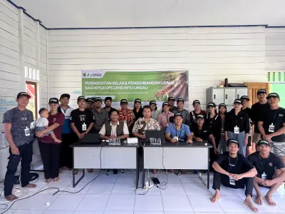 Pelatihan Peningkatan Kelas dan Pengembangan Usaha bagi KUPS LPHD Baras Bulaw - Kampung Intu Lingau