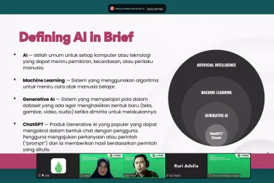 Webinar Pemanfaatan Artificial Intelligence (AI) untuk Akademisi